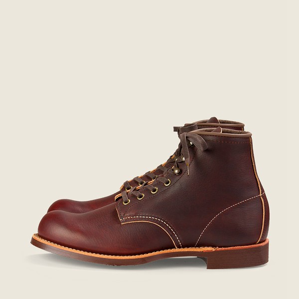 Red Wing Heritage Boots Blacksmith - 6-Inch Oil-Slick Læder - Mørke Brune - Herre 0357-HXWOR